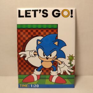 Sonic The Hedgehog Green Hill Zone Fridge Magnet Official Sega Collectible